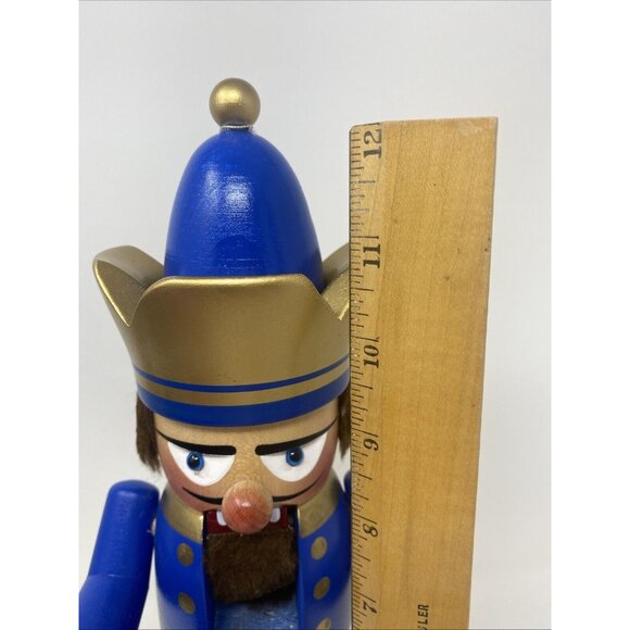 Steinbach German 12” Wooden Nutcracker Chubby Bavarian King With Sword S1377 - Picture 8 of 10